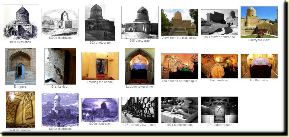 Esther's and Mordachai Tomb Iran's Jewish queen defies decay and dissolution.